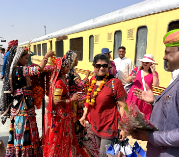siteseen tour by palace on wheels train