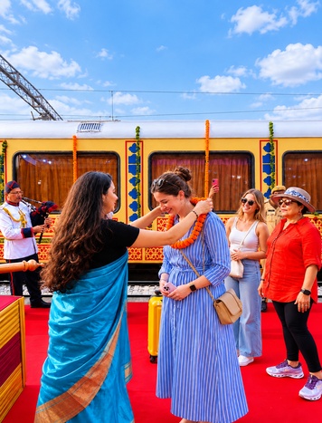palace on wheels train interior